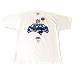 🆕New England Patriots NFL Short Sleeve White Tee Shirt